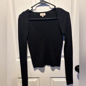 Camila Coelho Elegant Black Sweater